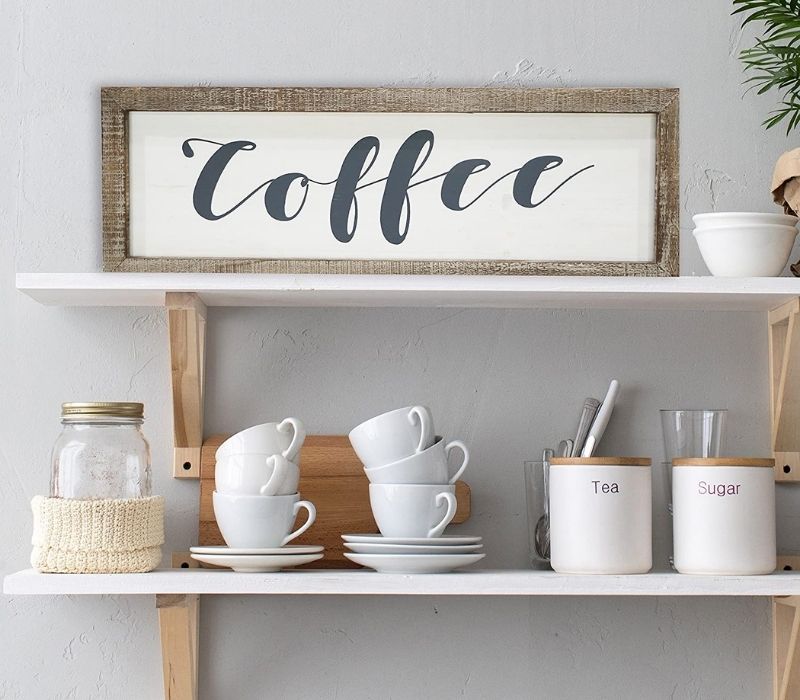 Small Decoration Signs For Kitchen Floating Shelf