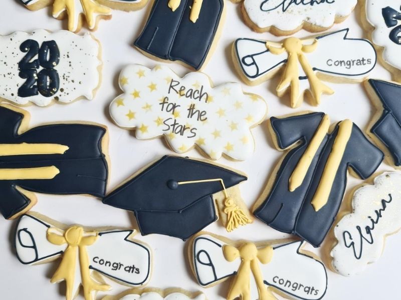 Custom Made Graduation Cookies