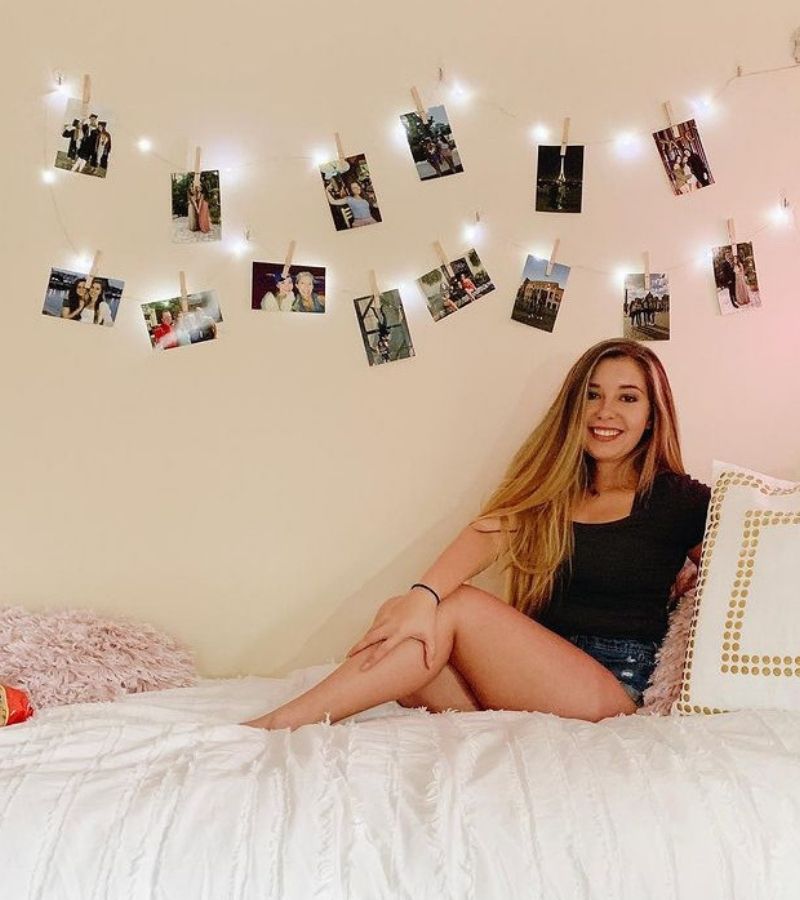 Hang Polaroids as Dorm Room Ideas