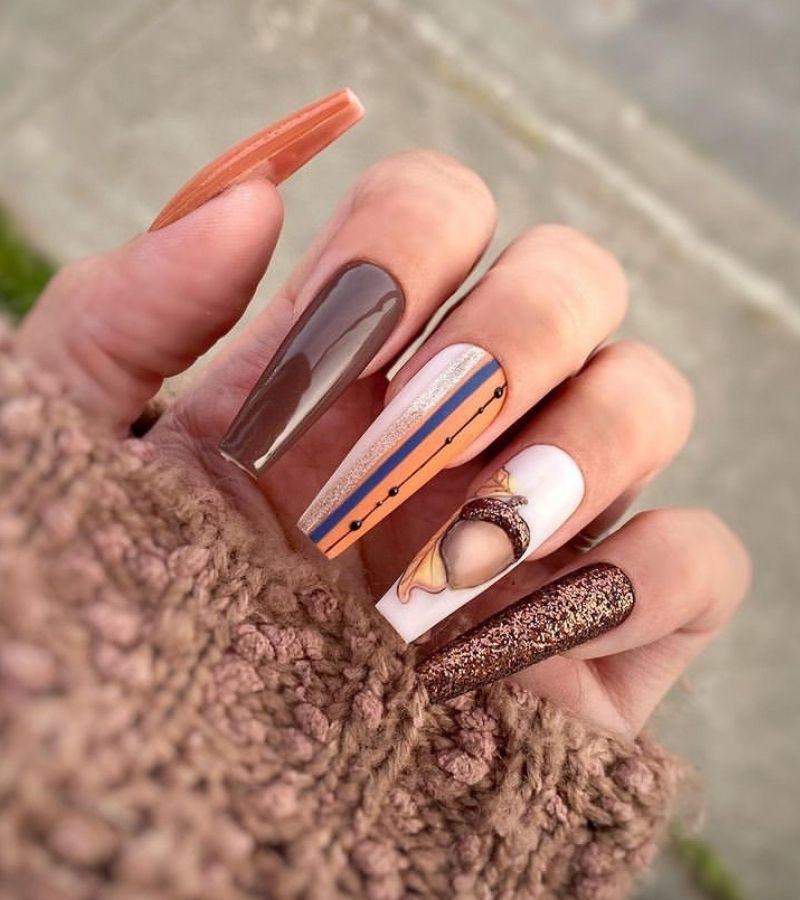Gorgeous Fall Nail Design