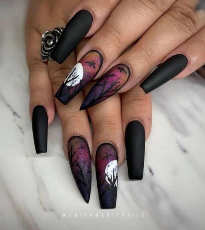 Scary Nail Designs Simple
