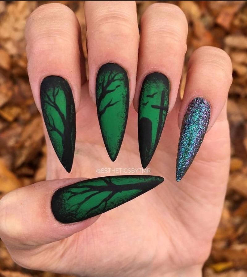 Forest Nail Design
