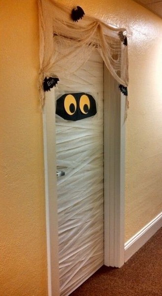 Halloween Dorm Door Decorations