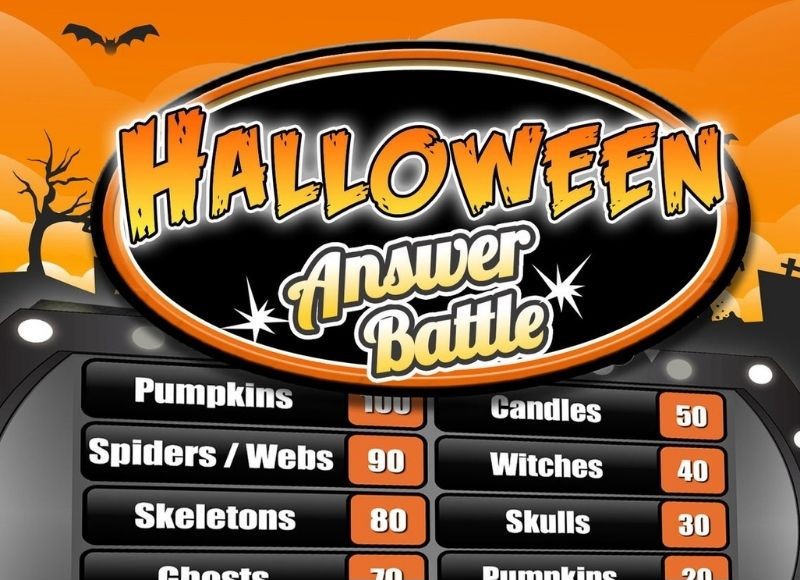 Halloween Family Feud as Horror Party Games Online