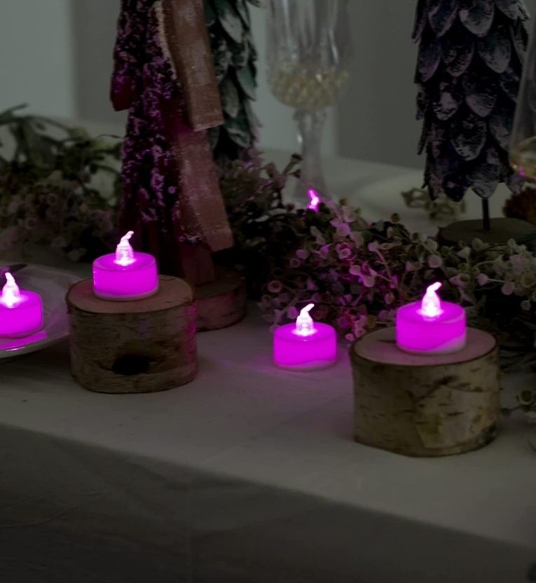 Purple Tea Lights as costume ideas