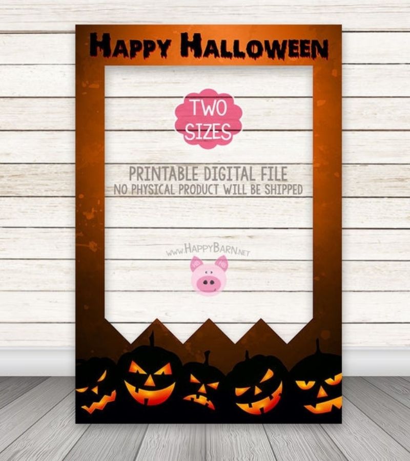 Halloween Photo Booth Frame