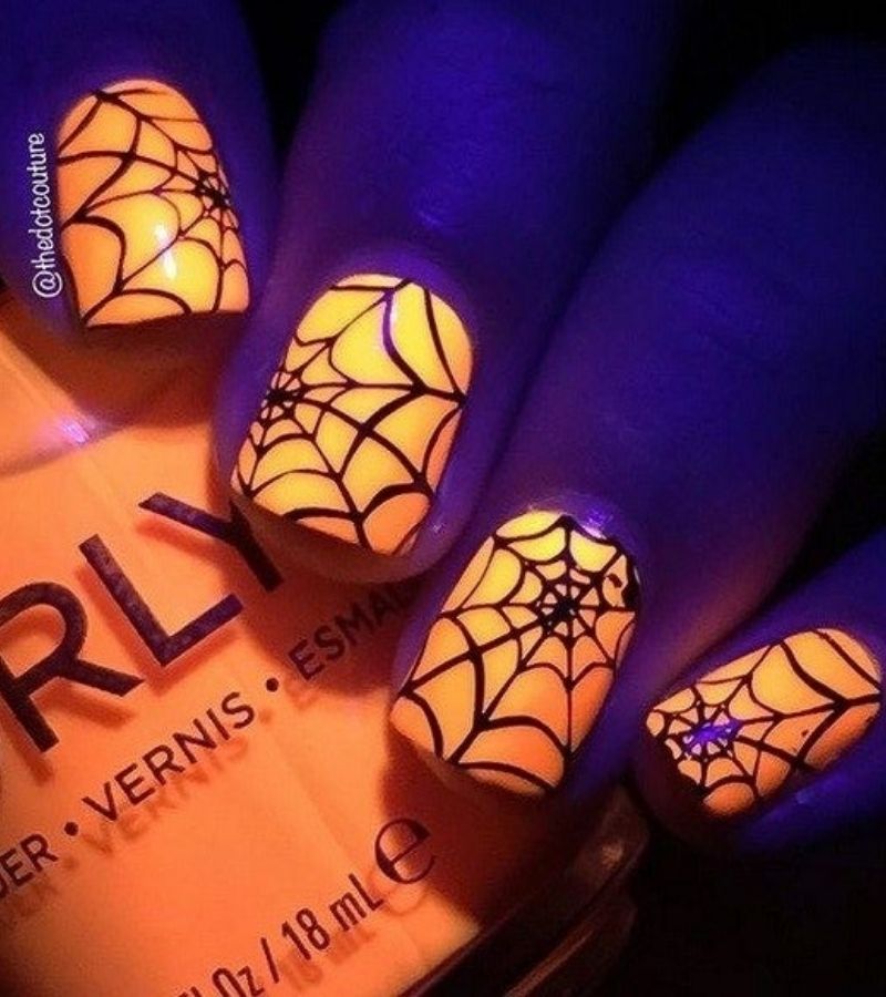 Spider Web Nails