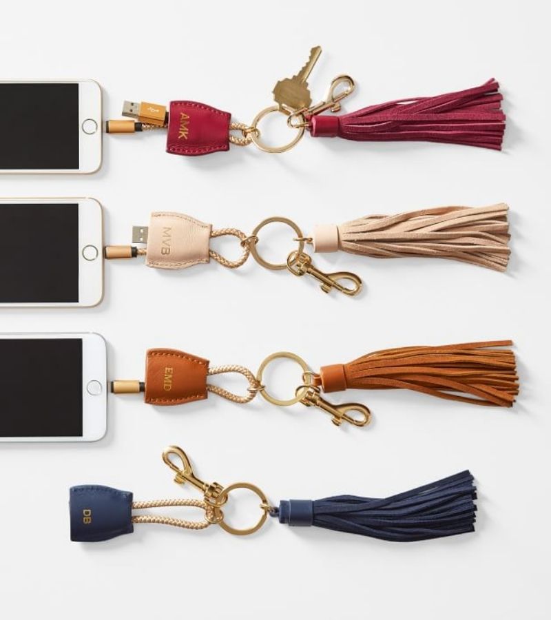 USB tassel keychain as gift ideas for college girls
