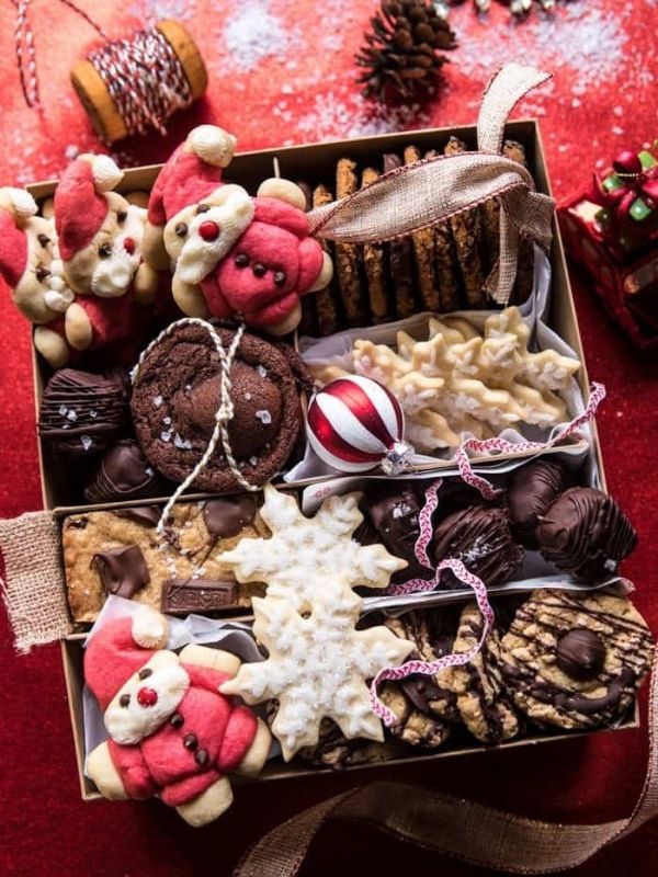Holiday Cookie Box - Christmas Gift Basket Ideas For Her