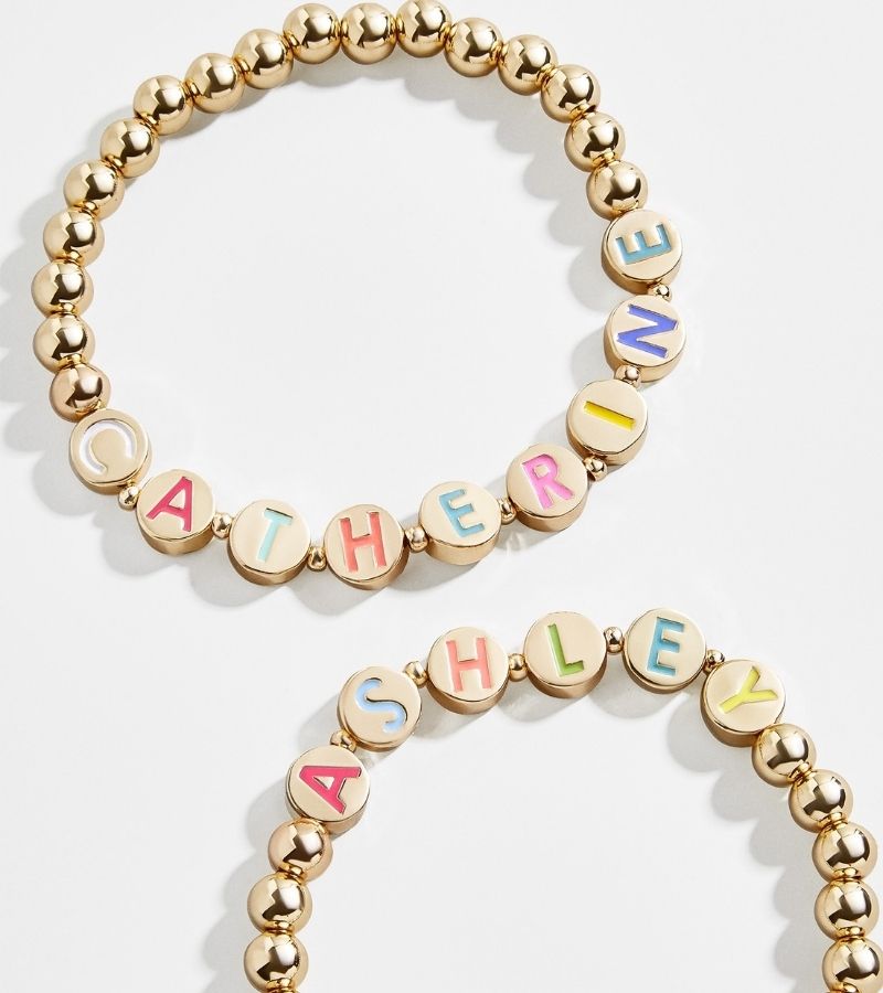 Beaded Custom Bracelet - personalized gifts for best friend 