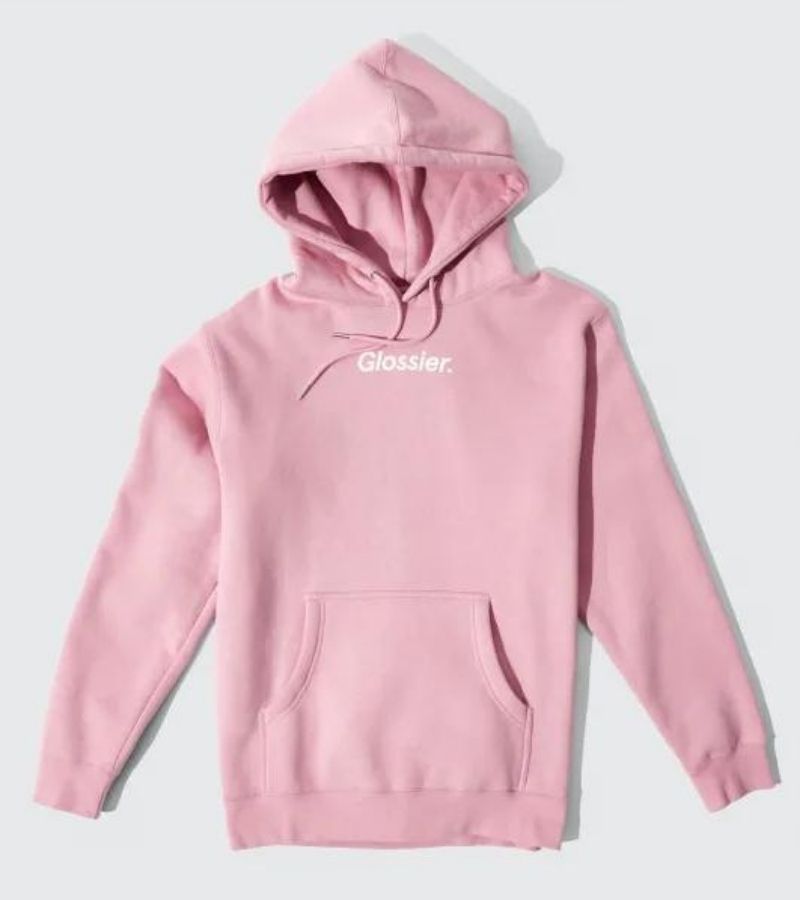 Pink Glossier Hoodie - Cheap Galentine's Day Gifts