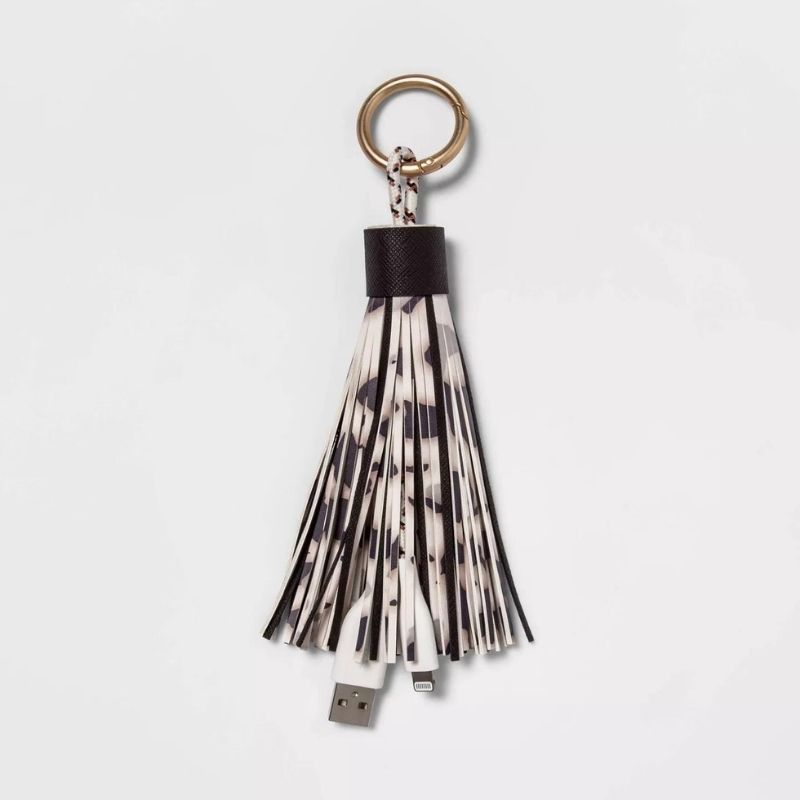 USB Tassel Keychain - inexpensive stocking stuffer