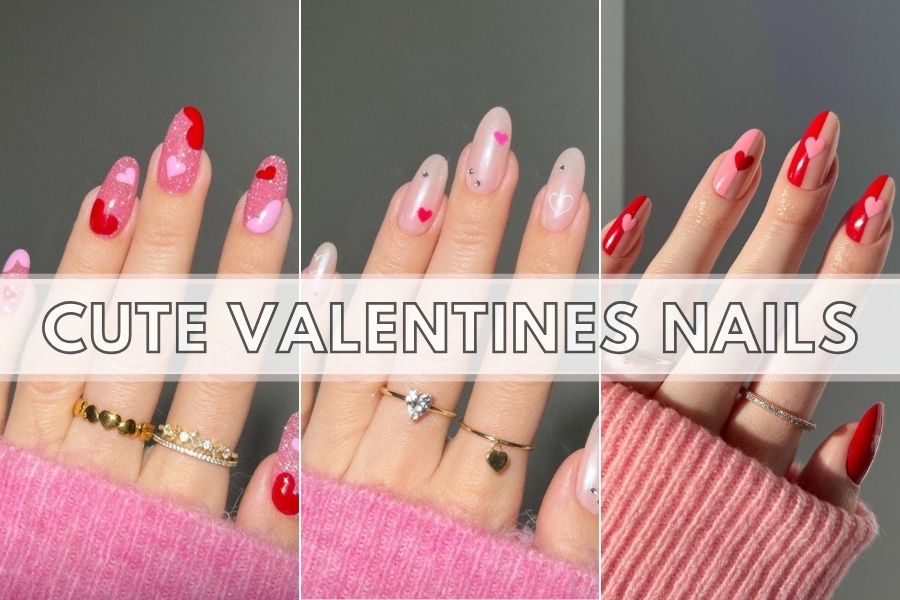 Cute Valentine's Nails 