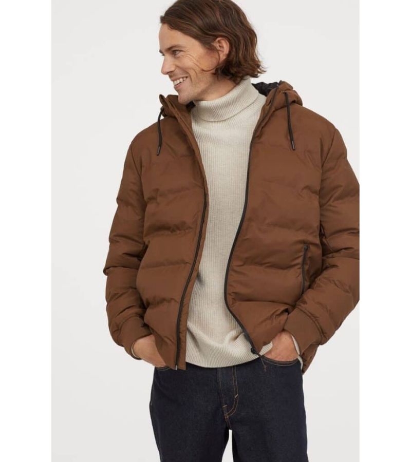 Valentine's Day gifts for him - brown puffer jacket