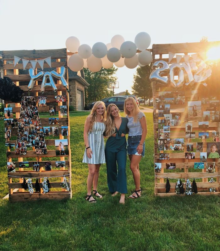 Photo memory boards graduation photo booth ideas