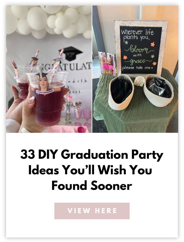 diy graduation party ideas card