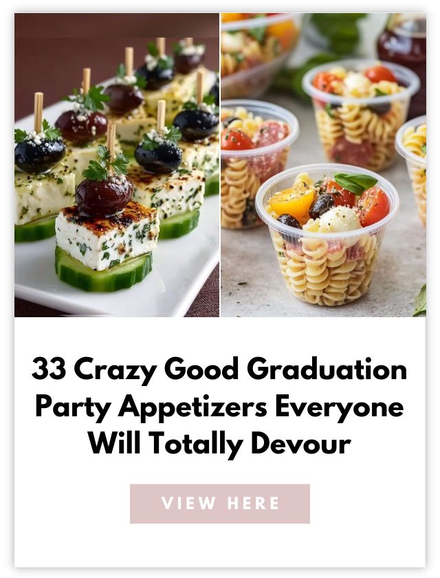 graduation party appetizers card 2
