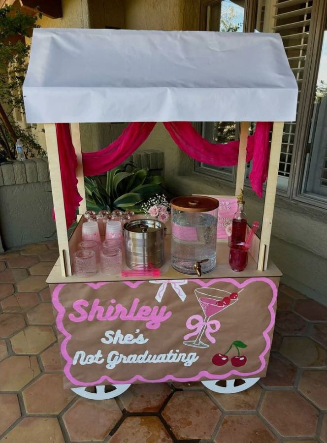 “Shirley She’s Not Graduating” Drink Station