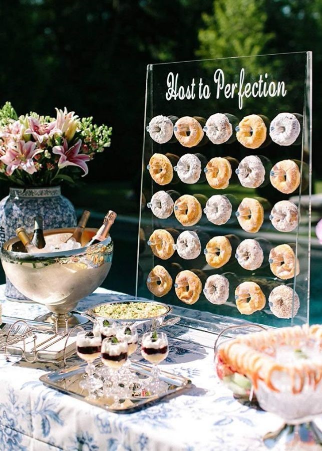 donut wall high school graduation ideas