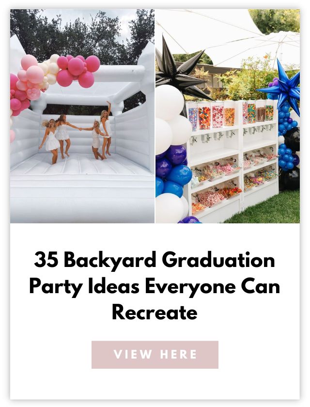 backyard graduation part card