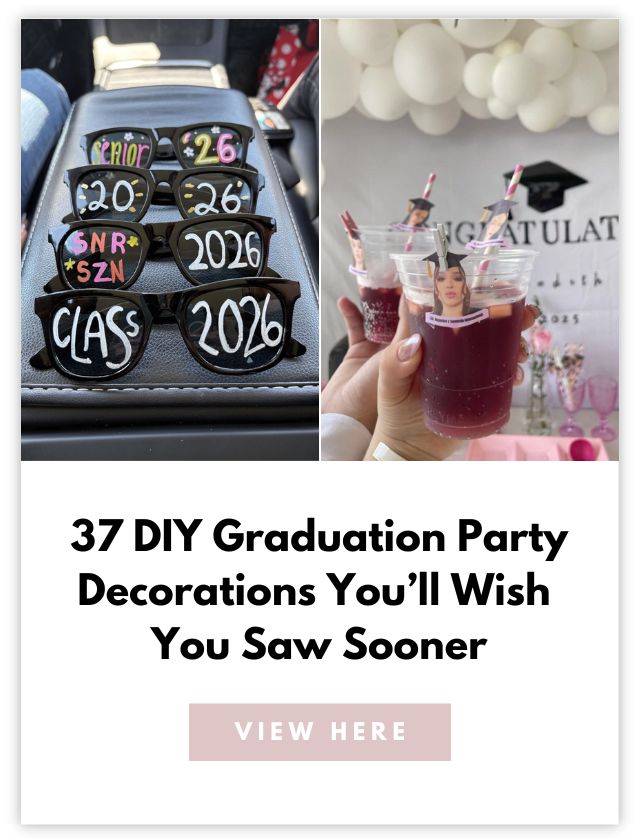 diy graduation party decorations card