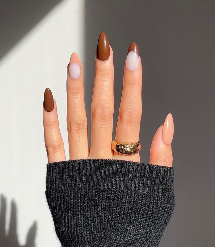 Brown Cocoa Nails