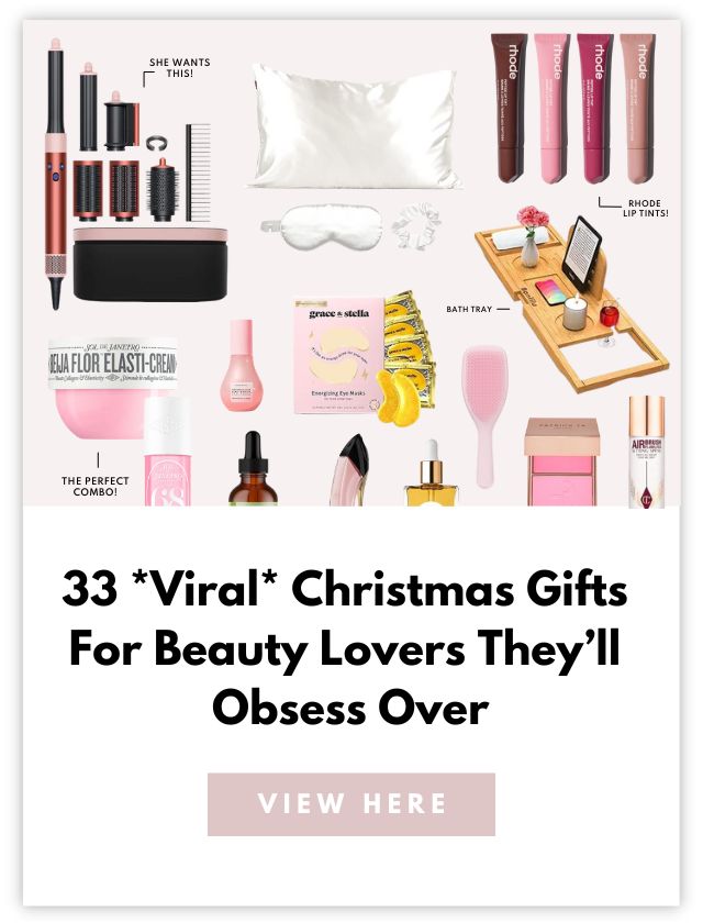 Christmas gifts for beauty lovers card