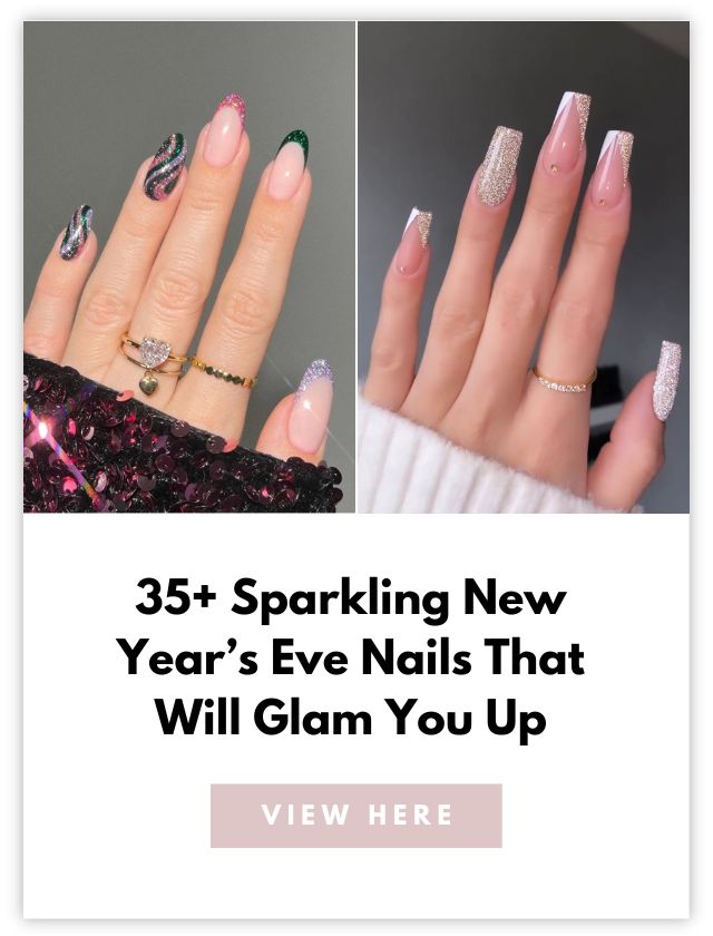 New Years Nails Card