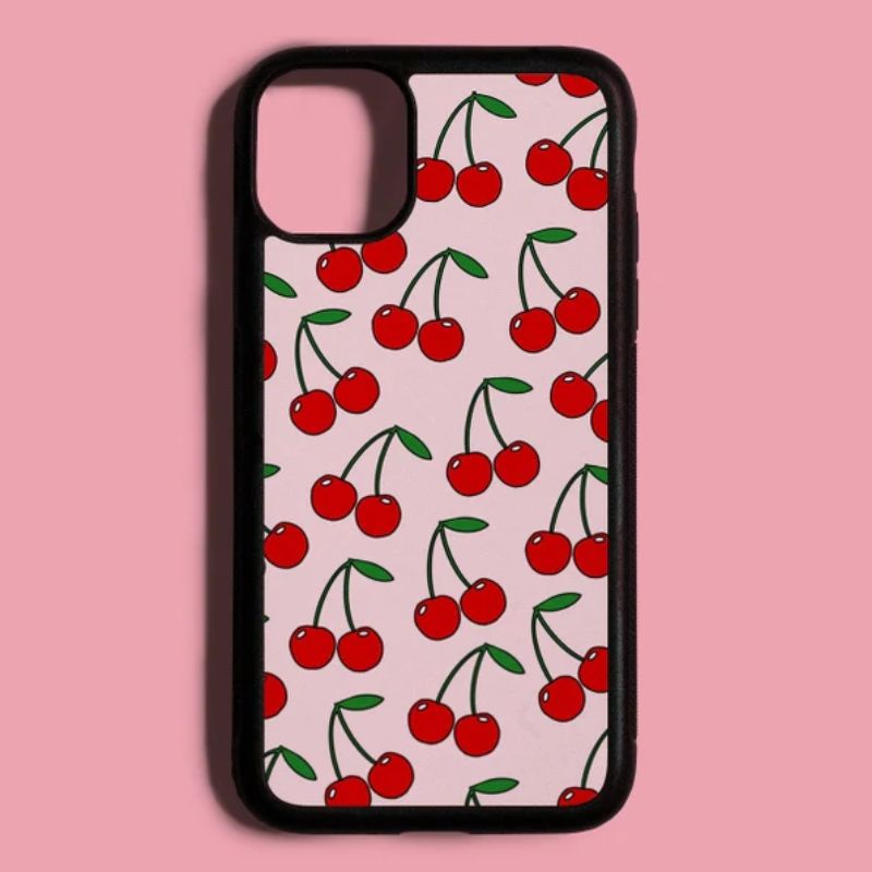 Cherry Print Phone Case - Cheap Galentine's Day Gifts
