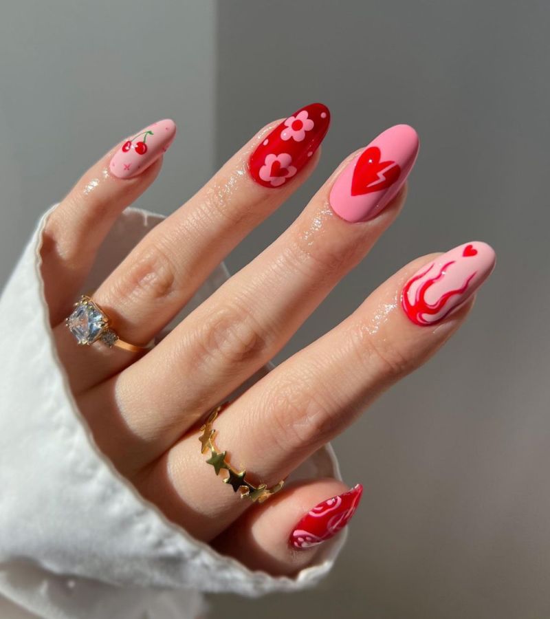 25 Valentine's Day nail art ideas we're crushing on (that you can recreate  at home)