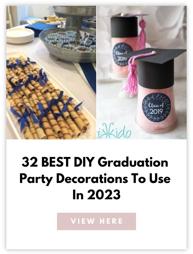 DIY Graduation Party Decorations Card