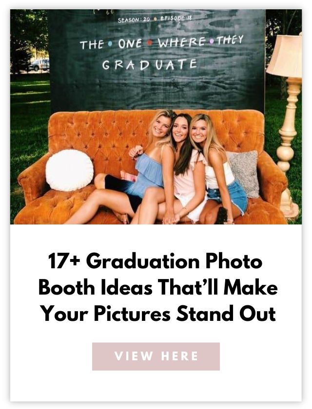 Graduation Party Photo Booth Card