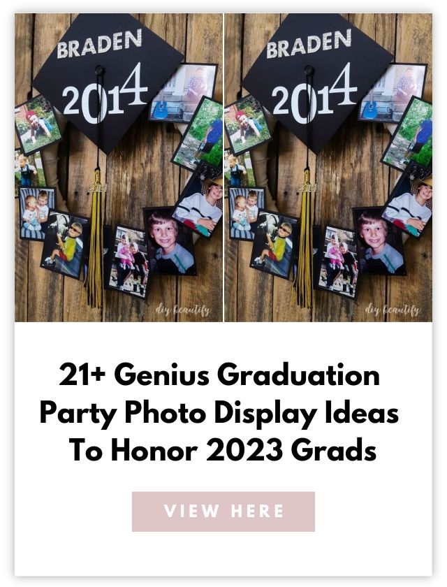 Graduation Photo Display Ideas Card