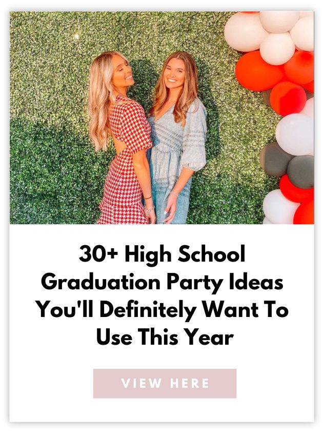 High School Graduation Party Ideas 