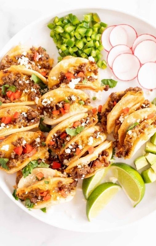 mini taco shells graduation party appetizers