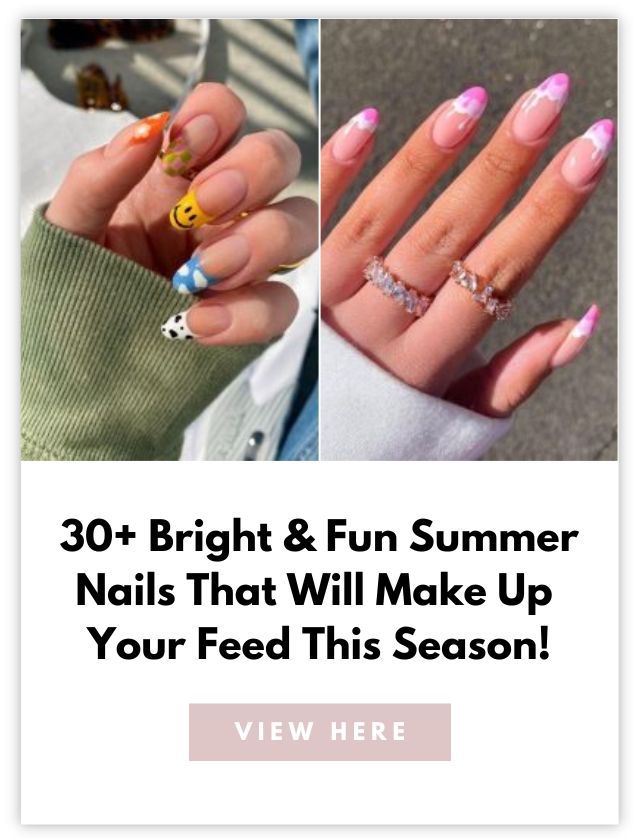Bright Summer Nails Post Card