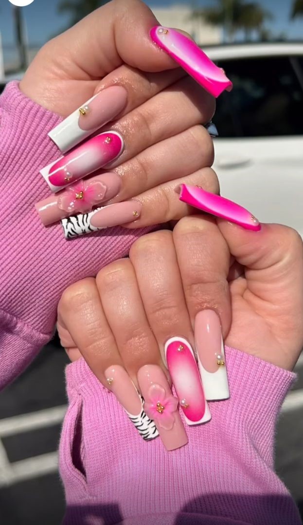 barbie beach nails