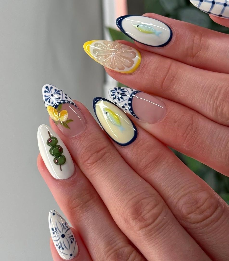 european summer nails
