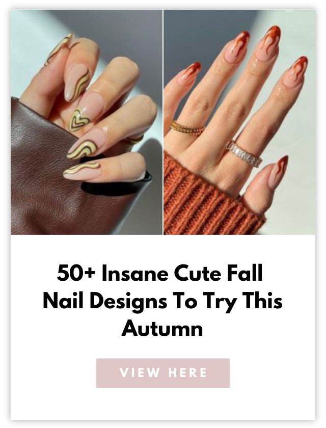 Cute Fall Nails Card
