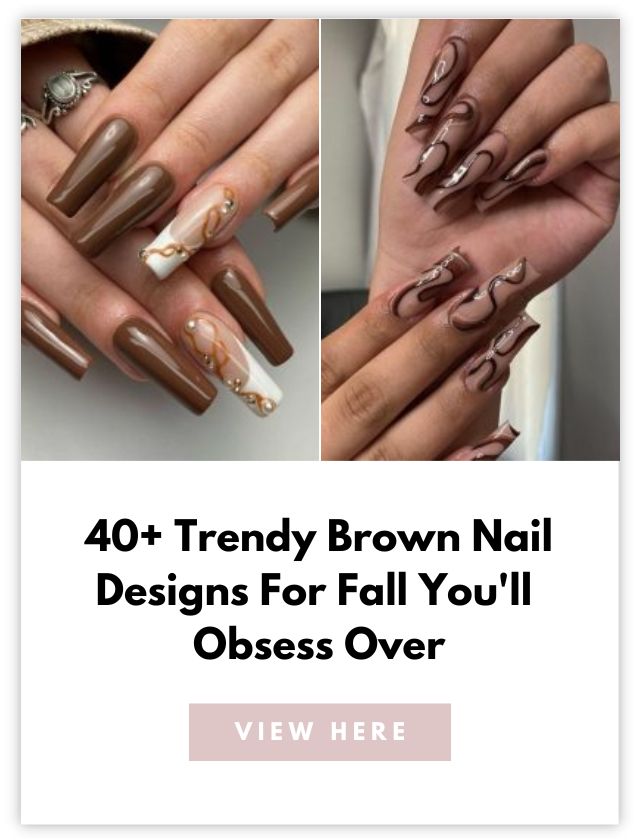 Brown Nail Designs Card