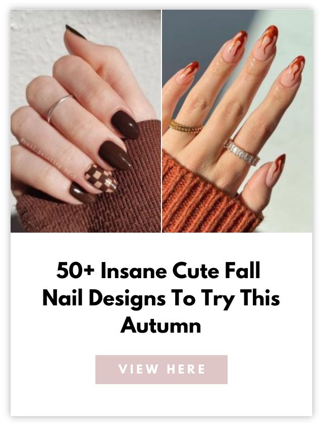 Cute Fall Nails Card