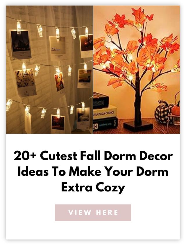 Fall Dorm Decor Card