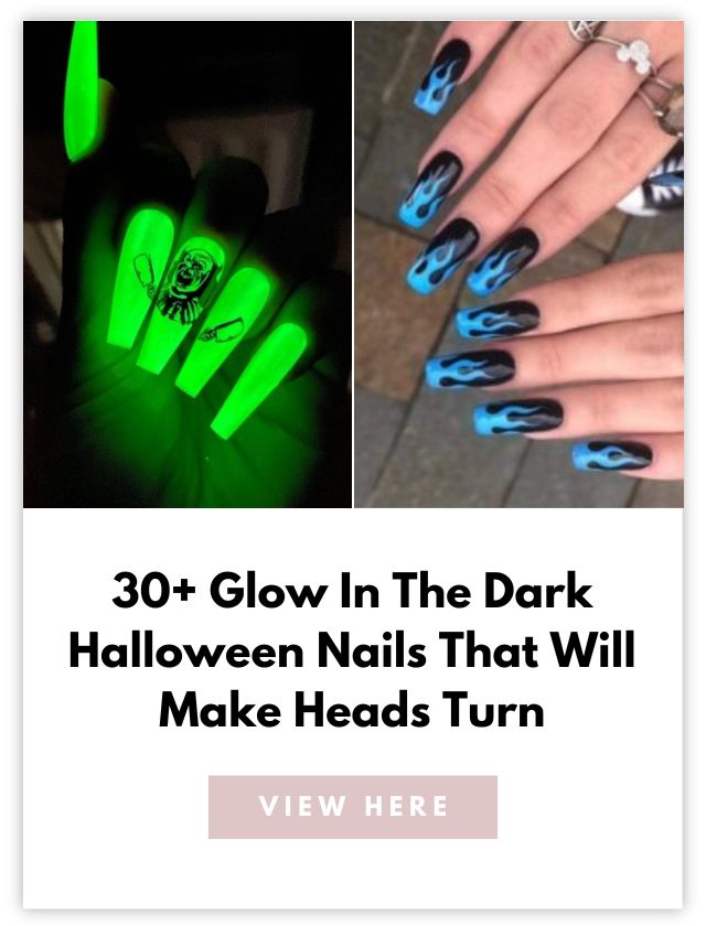 Glow In The Dark Nails Card