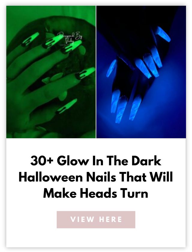 Glow In The Dark Nails Card