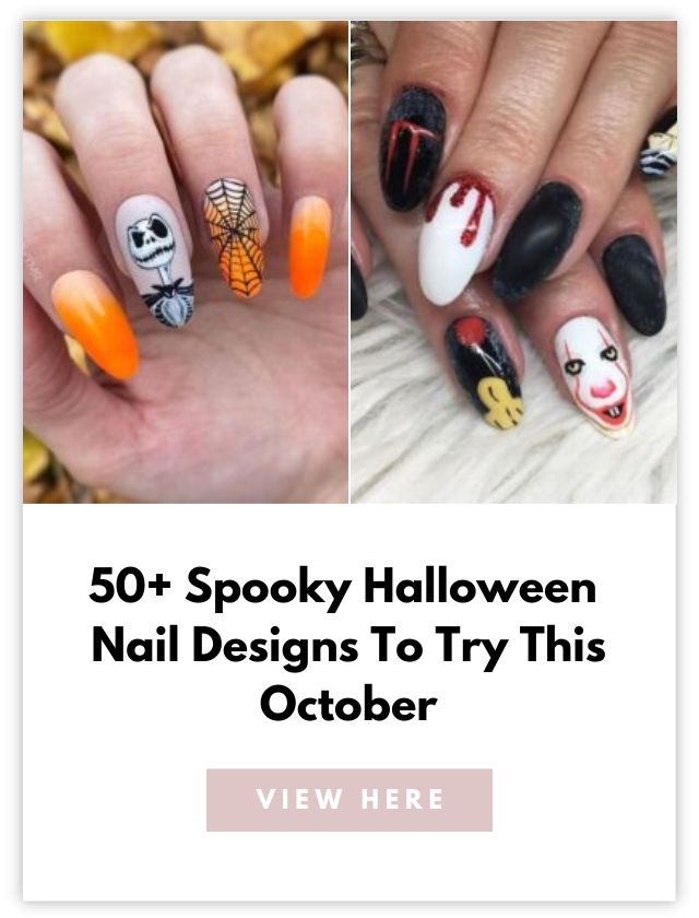 Cool Halloween Nails Card