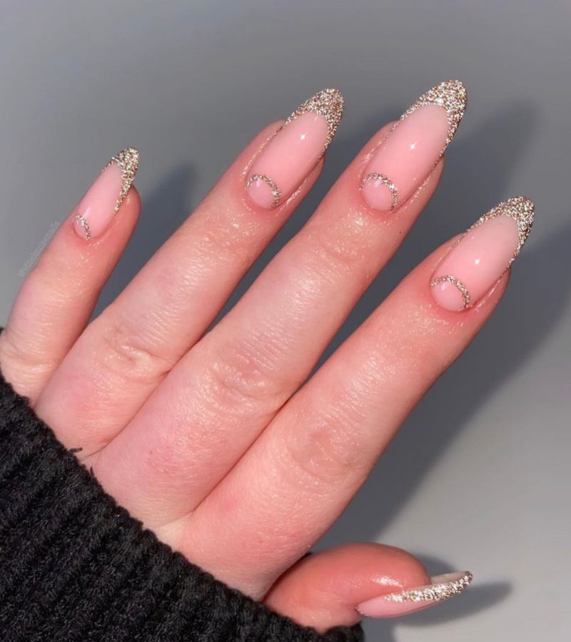 Reflective New Year's Eve Nails