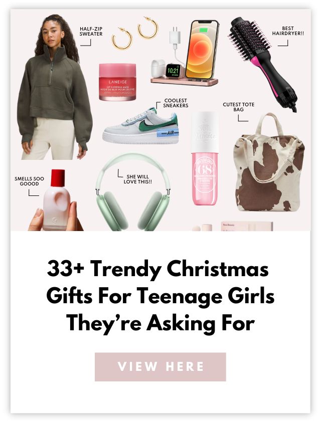 Christmas gifts for teenage girls cards