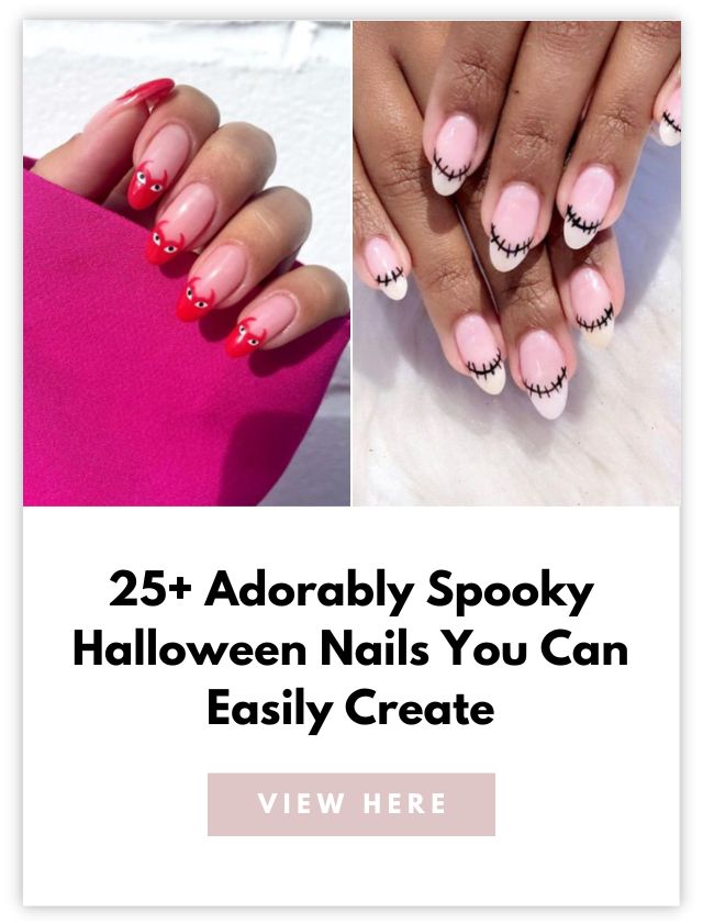 Cute Halloween Nails Card