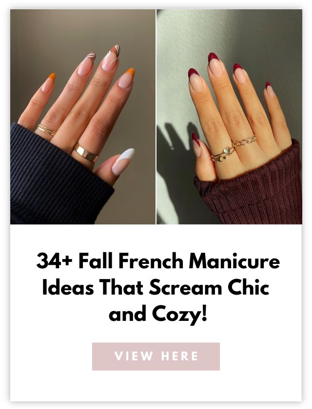 Fall French Nails Card 2