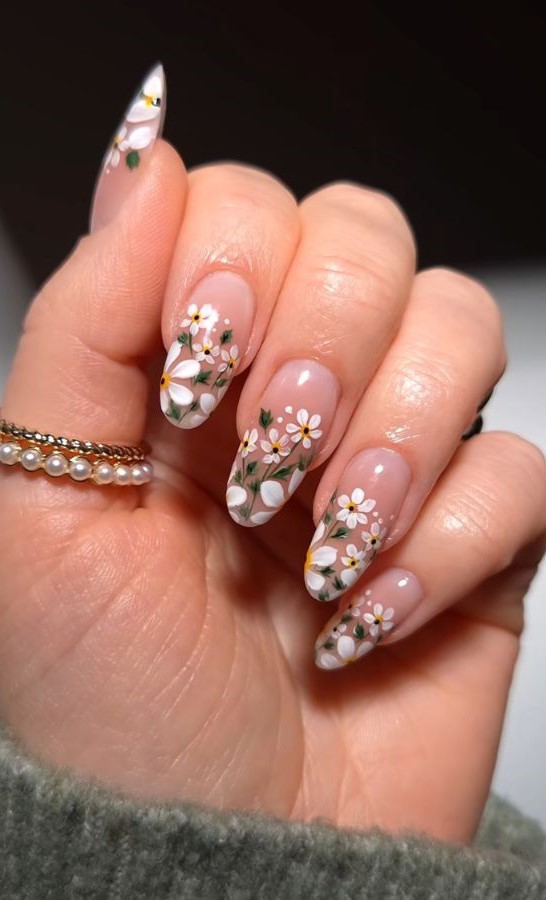 white fall floral tips 